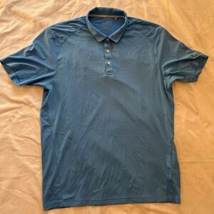Puma Golf Light Blue Short Sleeve Polo Men’s Golf Shirt Size L